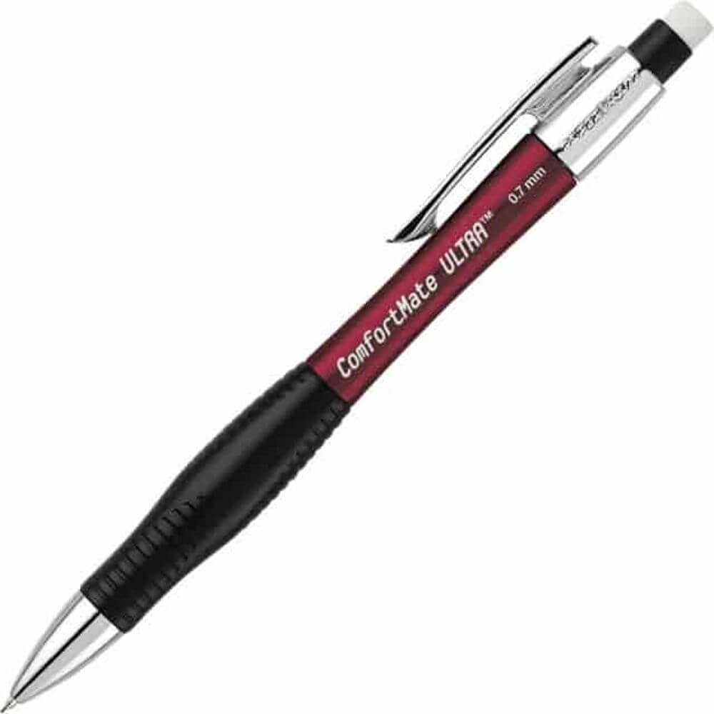 Paper Mate Comfortable Ultra Mechanical Pencils, 0.7 Mm Black Lead, 2, Assorted Barrel, 1 Each
