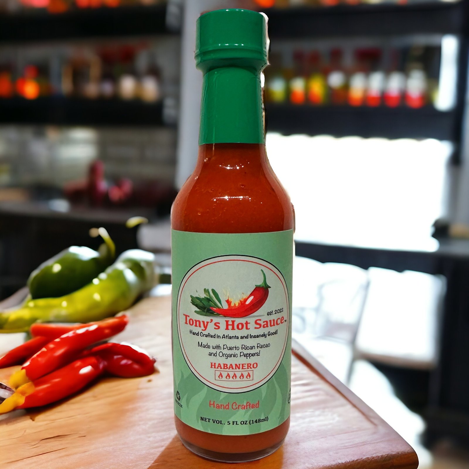 Tony's Hot Sauce-Habanero