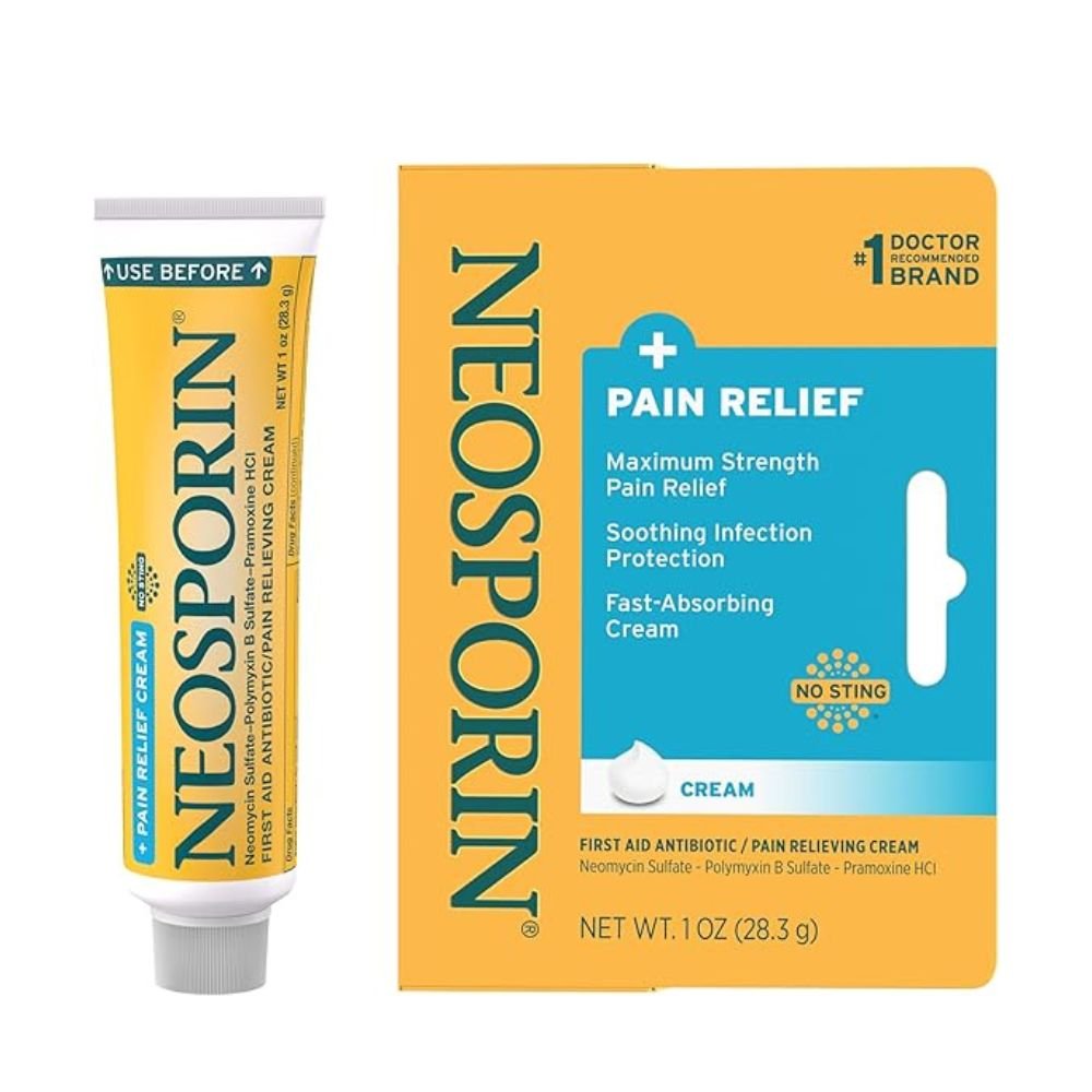 Neosporin Dual Action Pain Relief Antibiotic Cream 1 oz