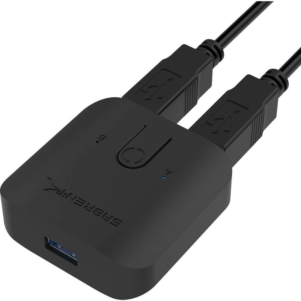 Sabrent USB 3.0 Sharing Switch USB-SW30 LED Black