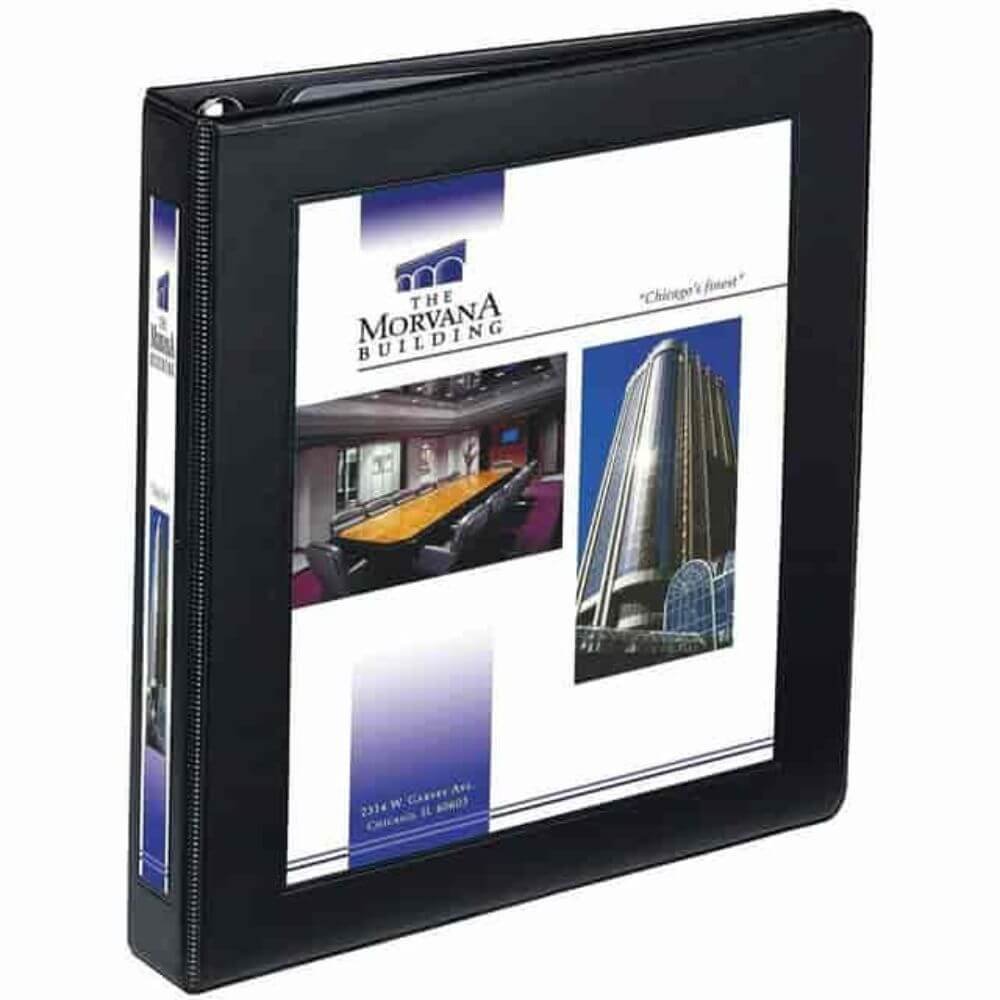 Avery Avery Heavy-Duty Framed View 3-Ring Binder, 1" EZD Rings, Black, Avery® Heavy-Duty Framed View 3-Ring Binder, 1" One Touch EZD(R) Rings,  Black Binder (68054)