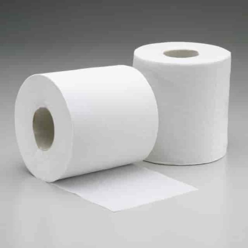 LC Industries SKILCRAFT Toilet Tissue - Navy Pack - 1 Ply - 4. 50" X 4. 50" - White - Paper - 48Roll