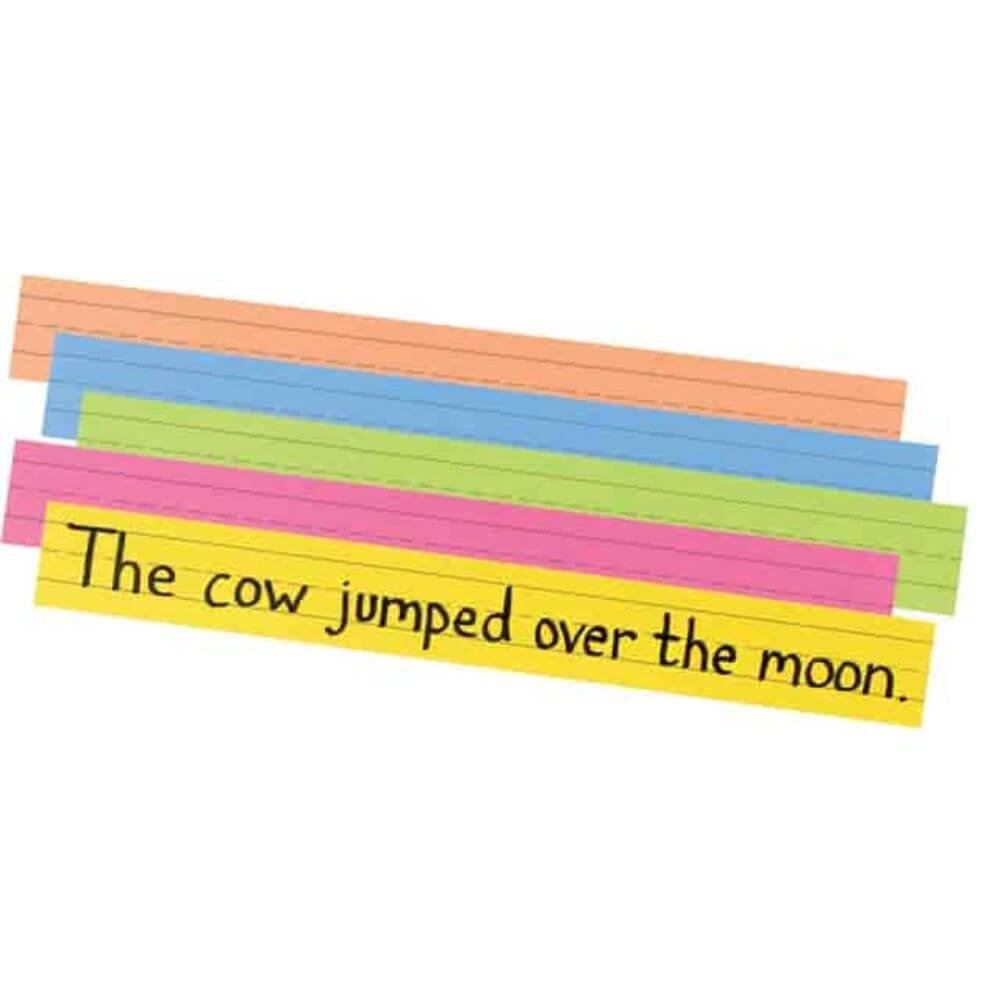 Pacon Super Bright Sentence Strips, 100 / Pack