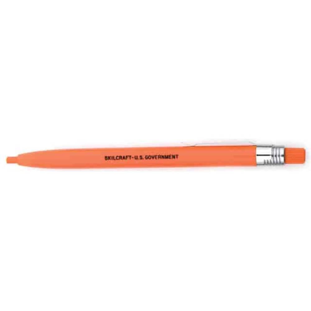 LC Industries SKILCRAFT China Marker Pencil - Orange Wax - 1Dozen