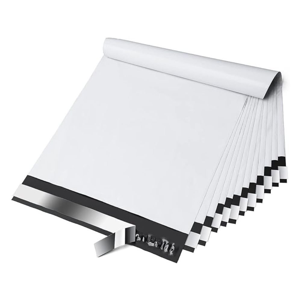 Fuxury 10x13 White Poly Mailers Self Seal Pack of 100