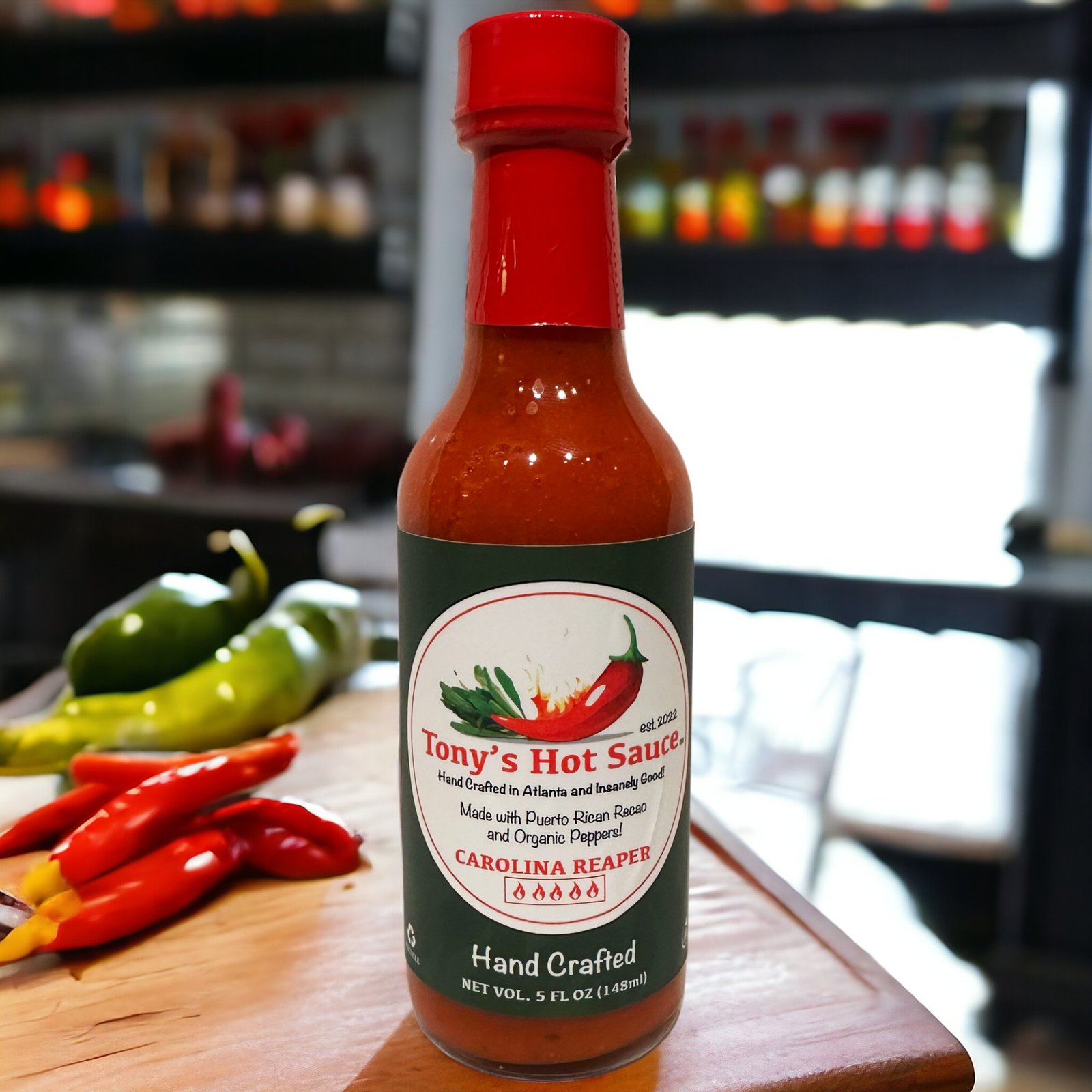 Tony's Hot Sauce-Carolina Reaper