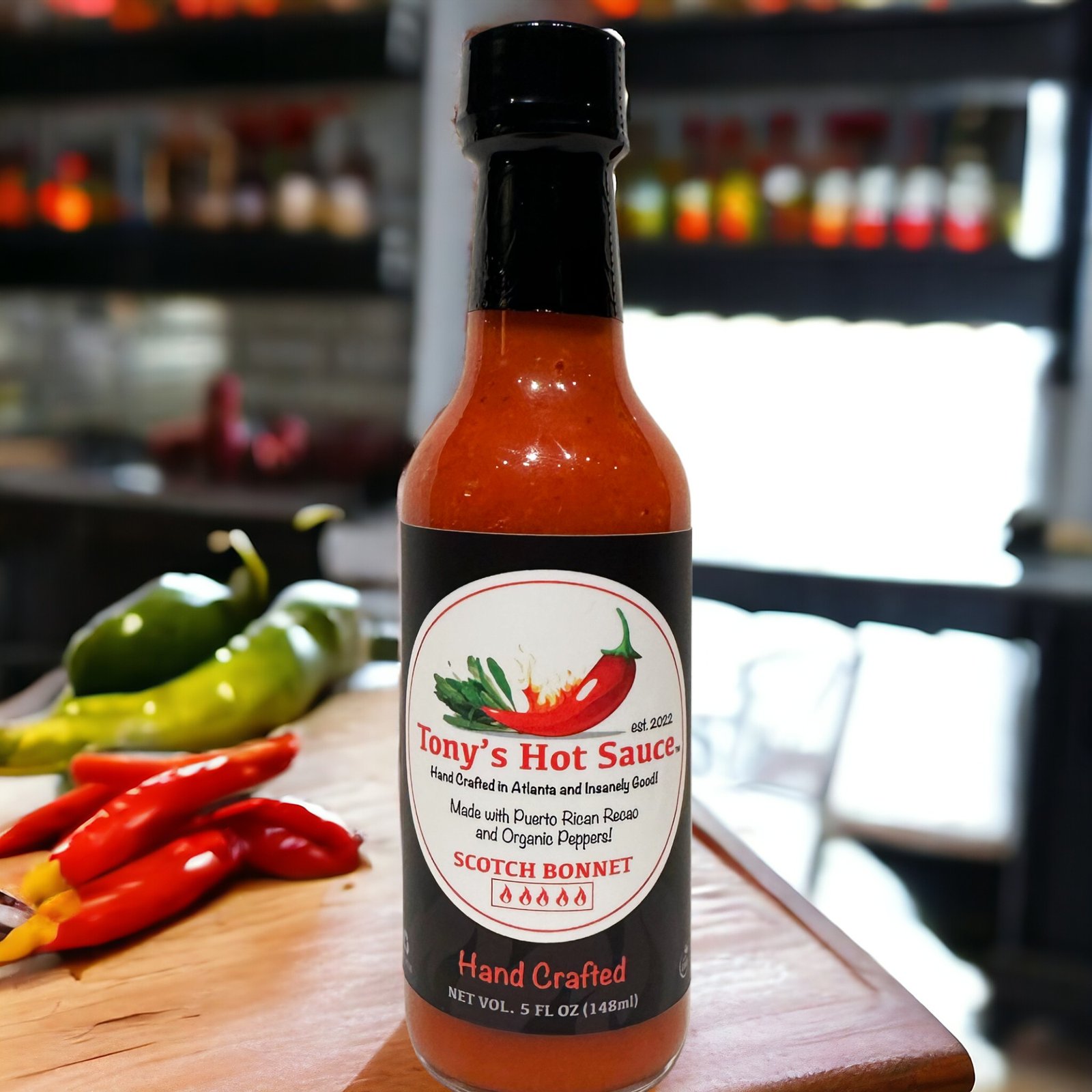 Tony's Hot Sauce-Scotch Bonnet