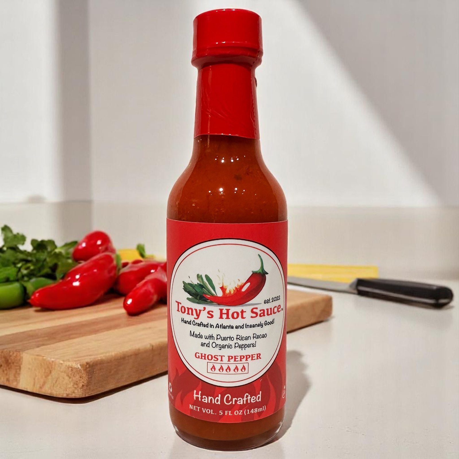 Tony's Hot Sauce-Ghost Pepper
