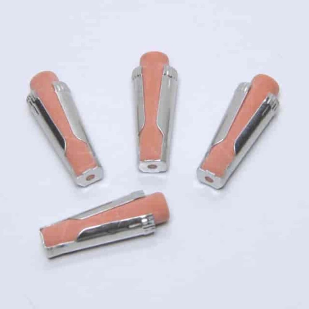 LC Industries SKILCRAFT Fidelity Push-Action Mechanical Pencil - Lead Pencil Eraser - 4/Box - White
