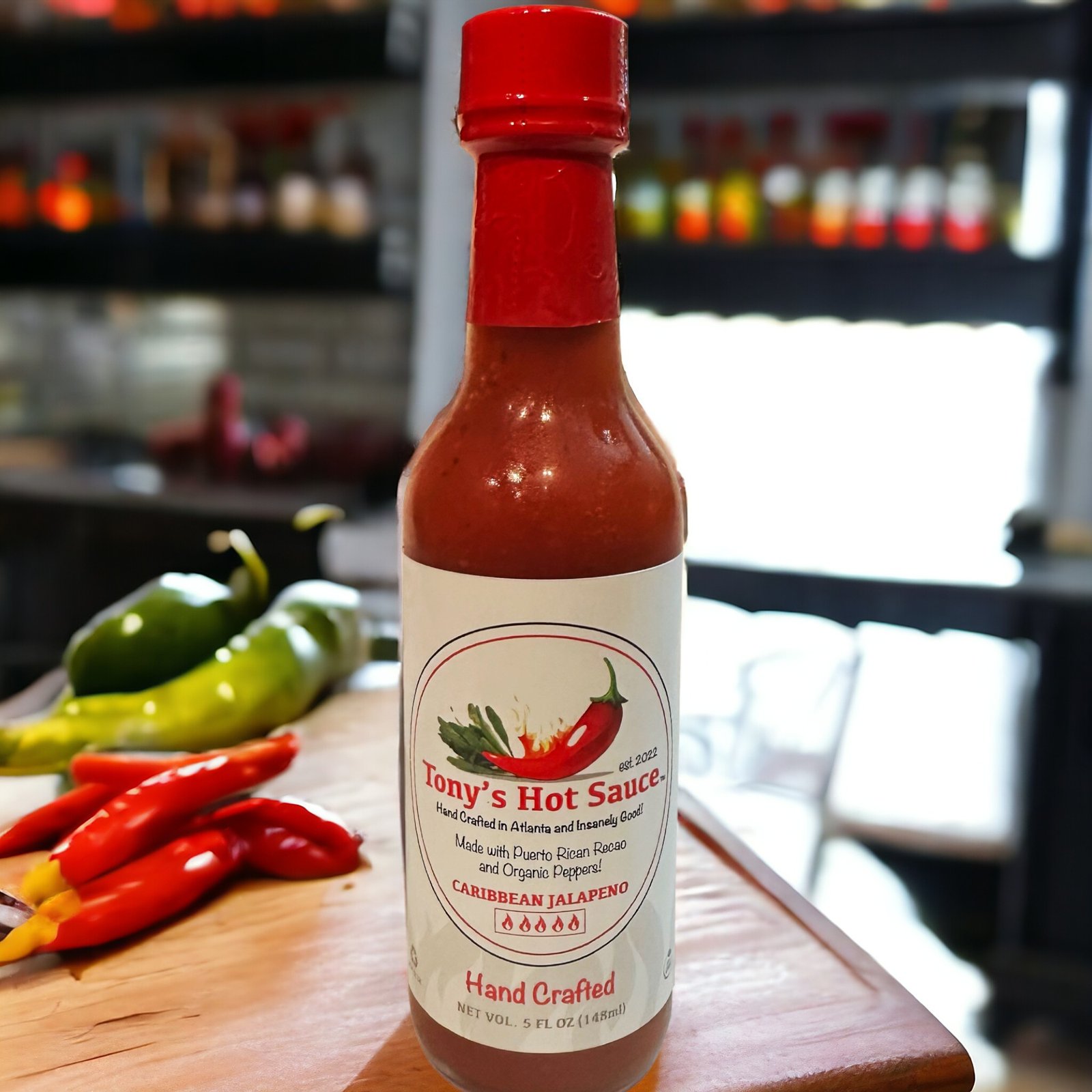 Tony's Hot Sauce-Caribbean Jalapeno