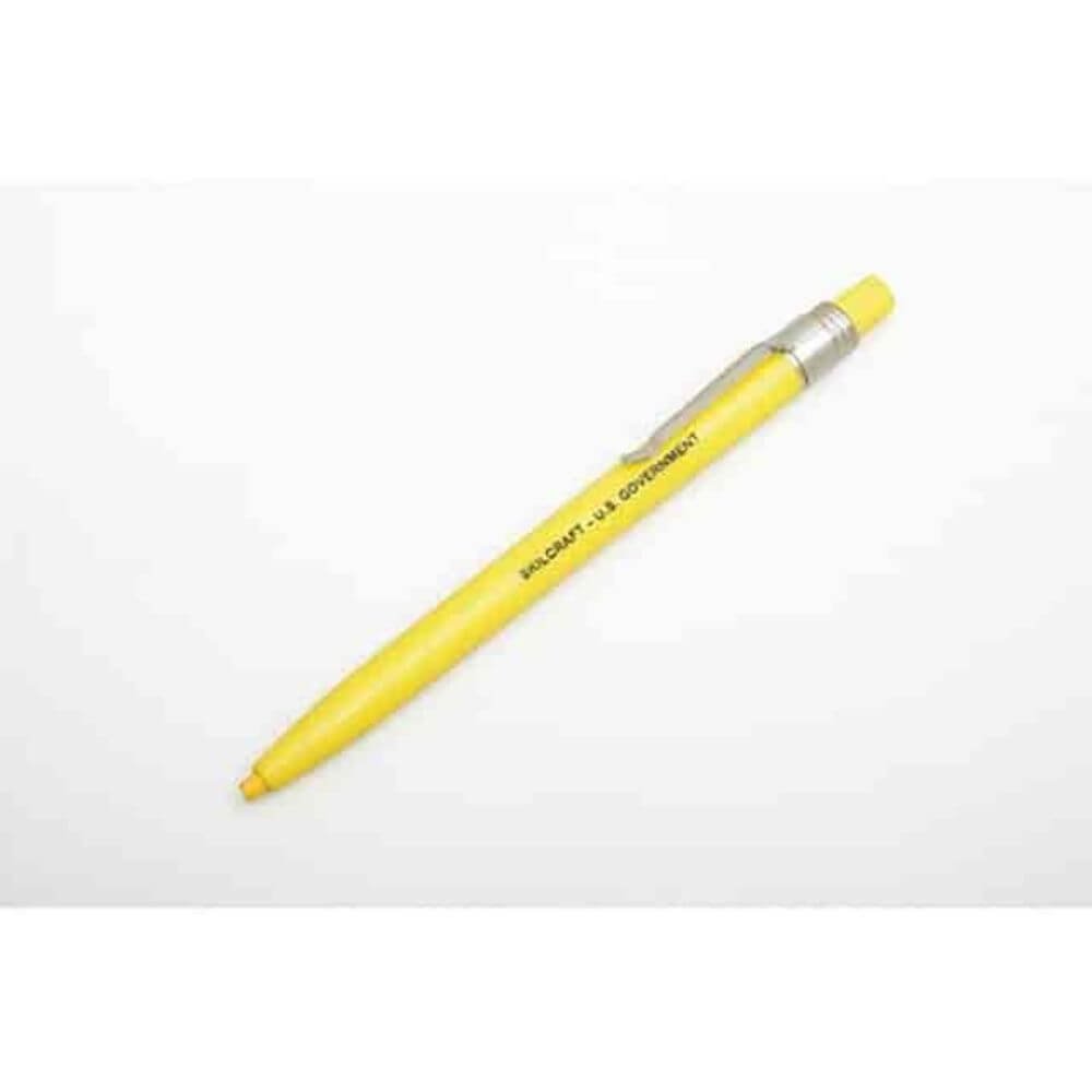 LC Industries SKILCRAFT China Marker Wax Pencil - Yellow Lead - Yellow Lead - Yellow