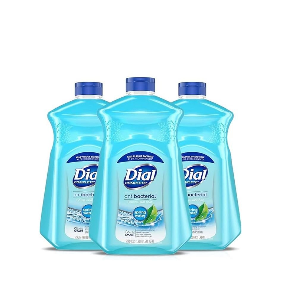 Dial Antibacterial Liquid Hand Soap Aloe Spring Water 52 Fl Oz 3 Pack