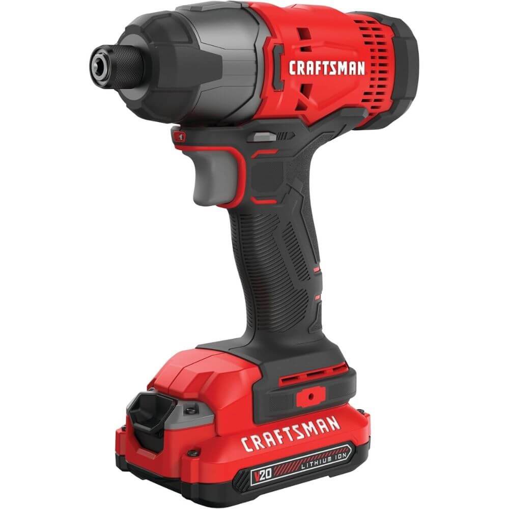 Craftsman 20V Impact Driver Kit 1 4 Inch LED With Battery