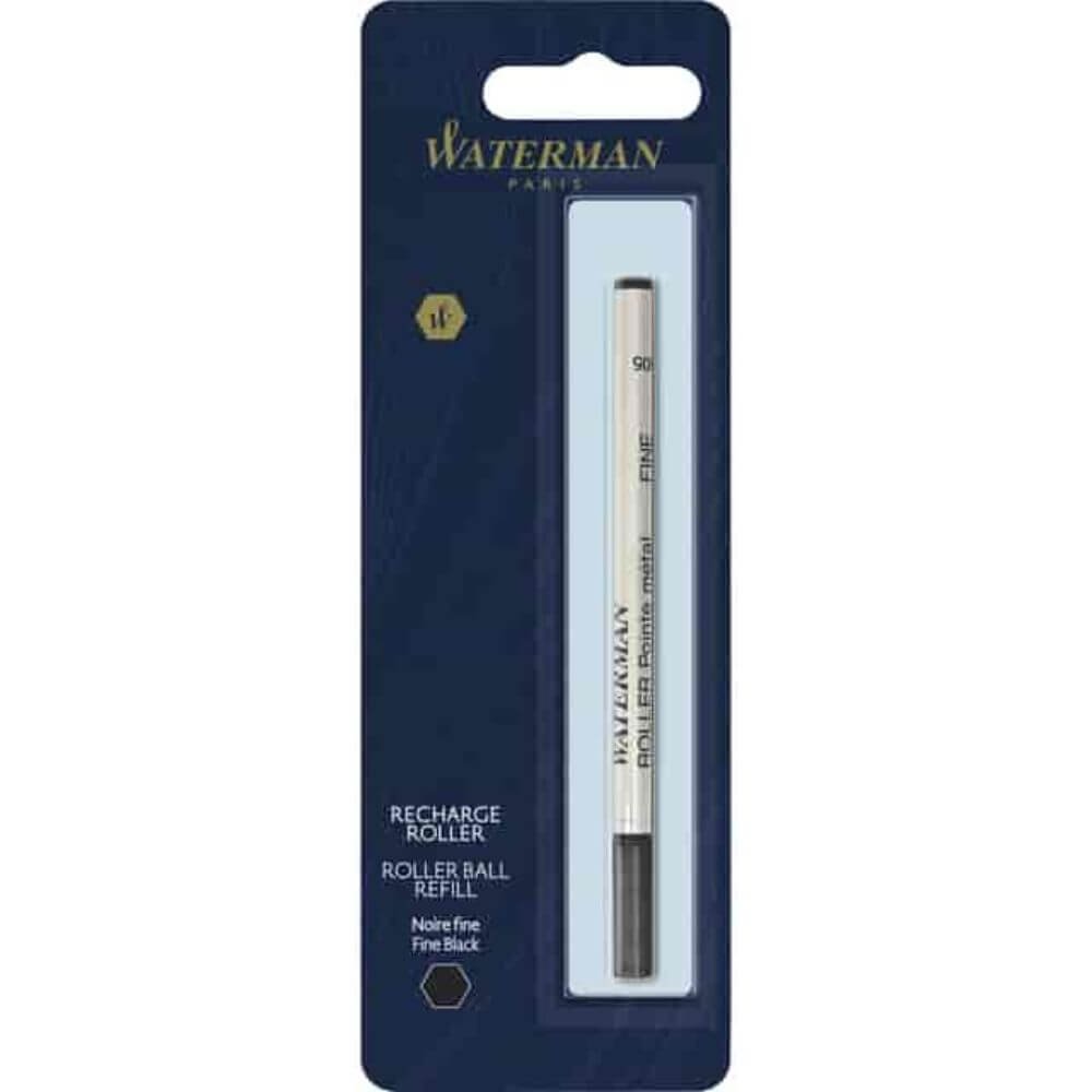 Waterman Fine Point Rollerball Pen Refill, Fine Point, Blue Ink, 1 Each