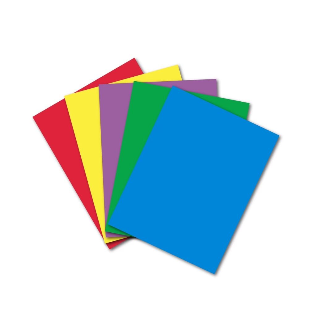 Pen + Gear Rainbow Assorted Multipack Poster Board, 22"x28", 5 Count