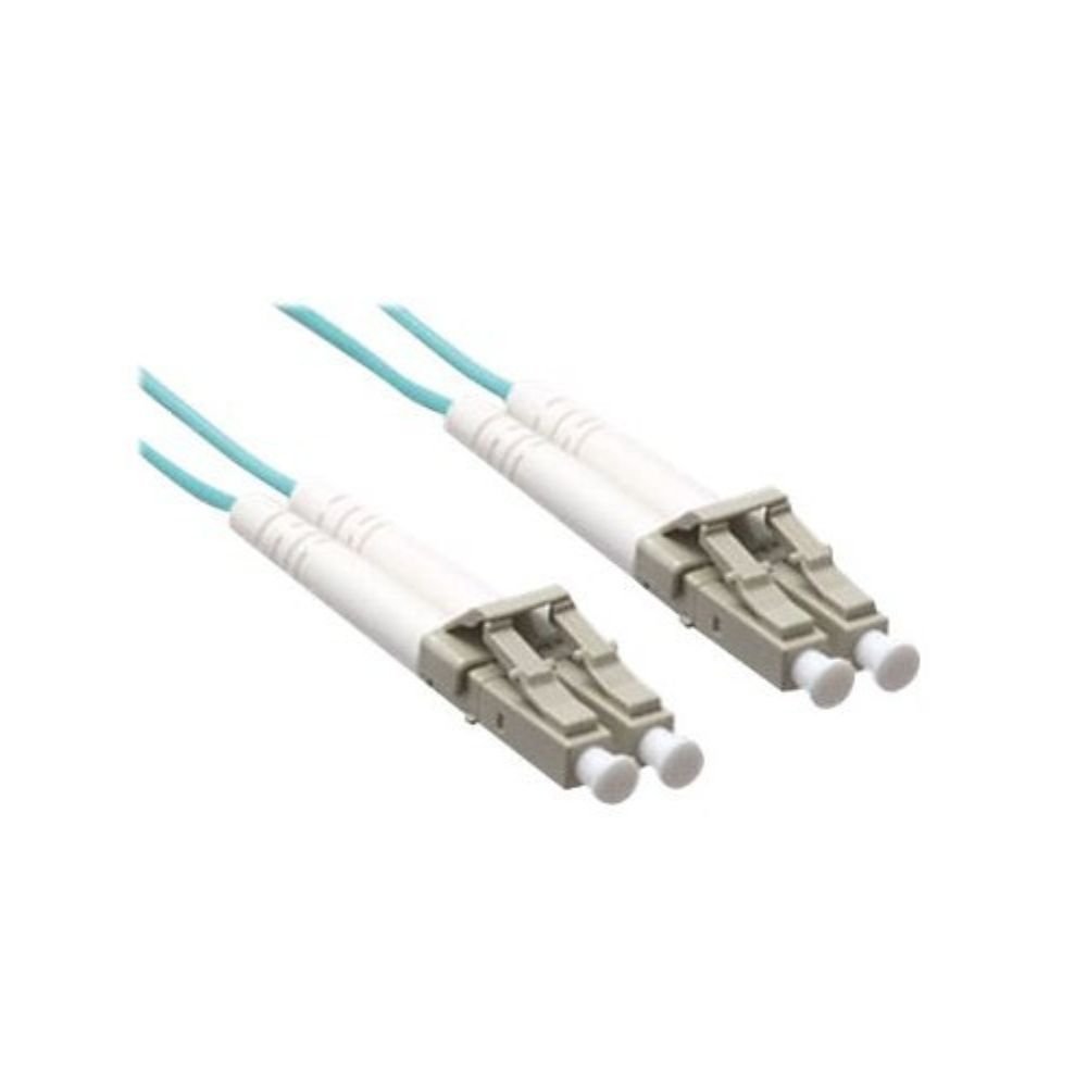 Axiom LC-LC Multimode Duplex OM4 50/125 Fiber Optic Cable - 6m - Aqua - Patch Cable - 6 M - 6 M