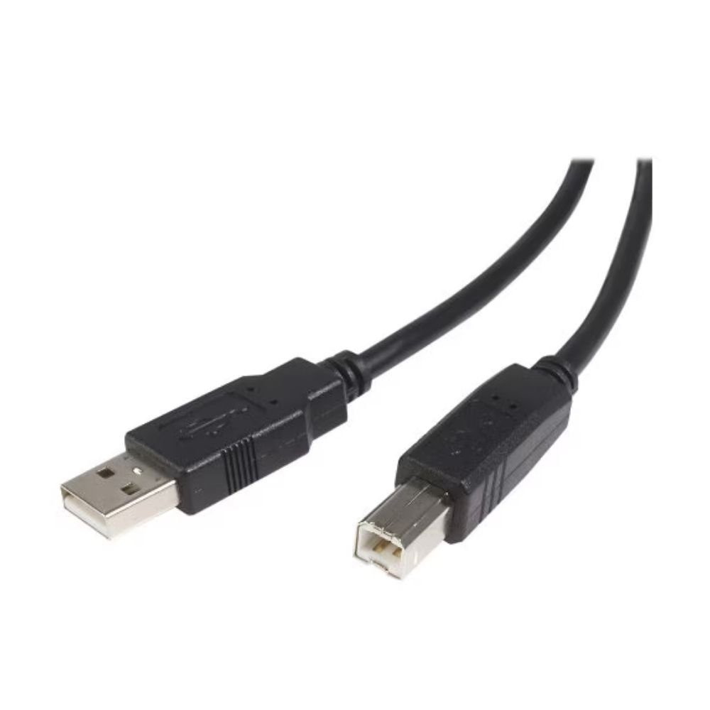 StarTech 15 Ft USB 2.0 A To B Cable - M/M - USB 2.0 Cable - Black - USB Type A (M) To USB Type B (M)