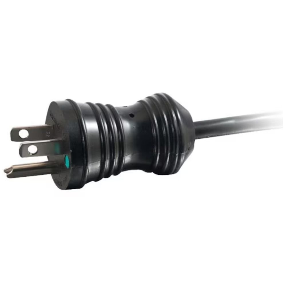 C2G 8ft Coiled Hospital Grade Power Cord - 18 AWG - NEMA 5-15P To IEC320C13