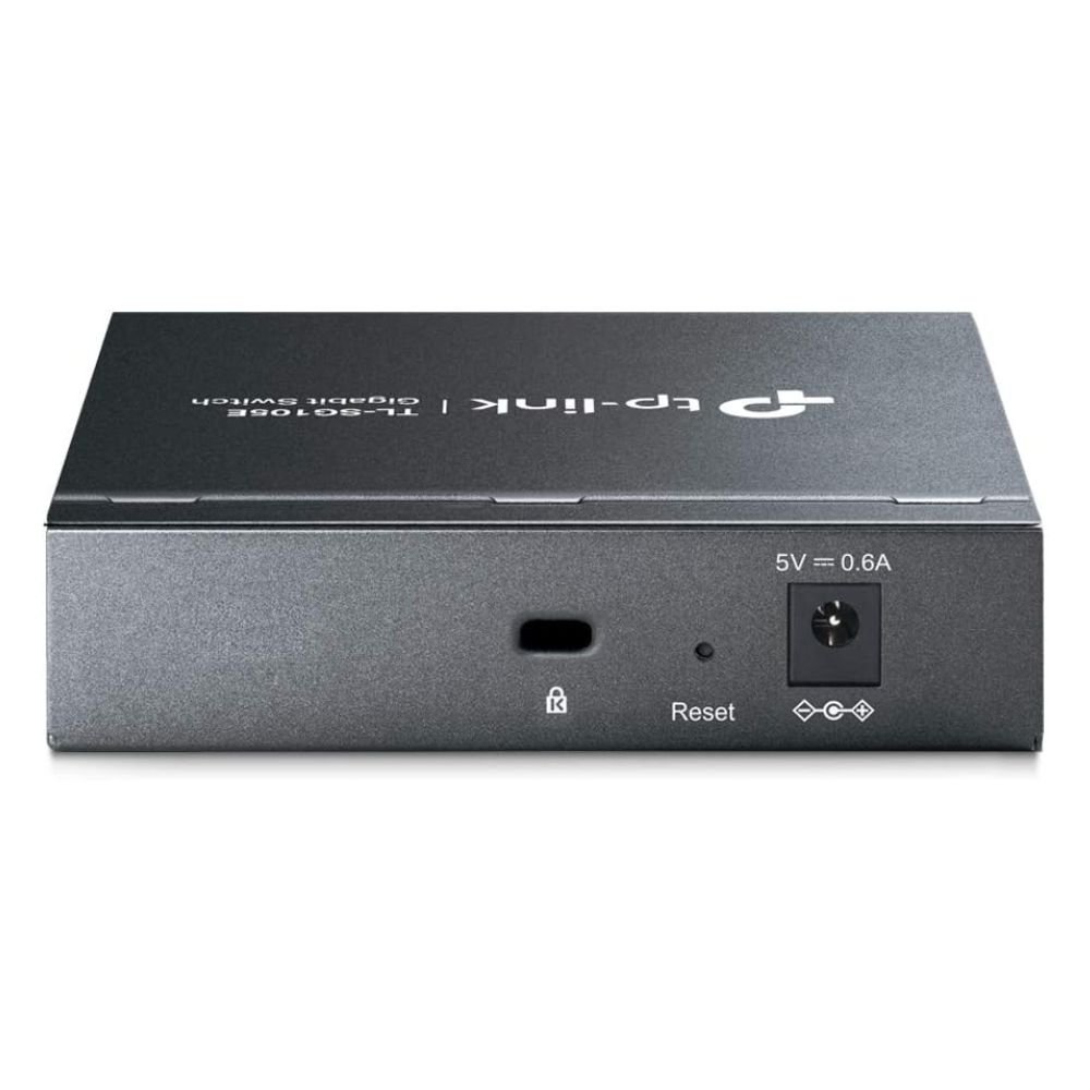 TP-Link 5-Port Gigabit Ethernet Easy Smart Switch| Plug And Play | Desktop | Sturdy Metal W/Shielded Ports | Limited Lifetime Replacement (TL-SG105E)