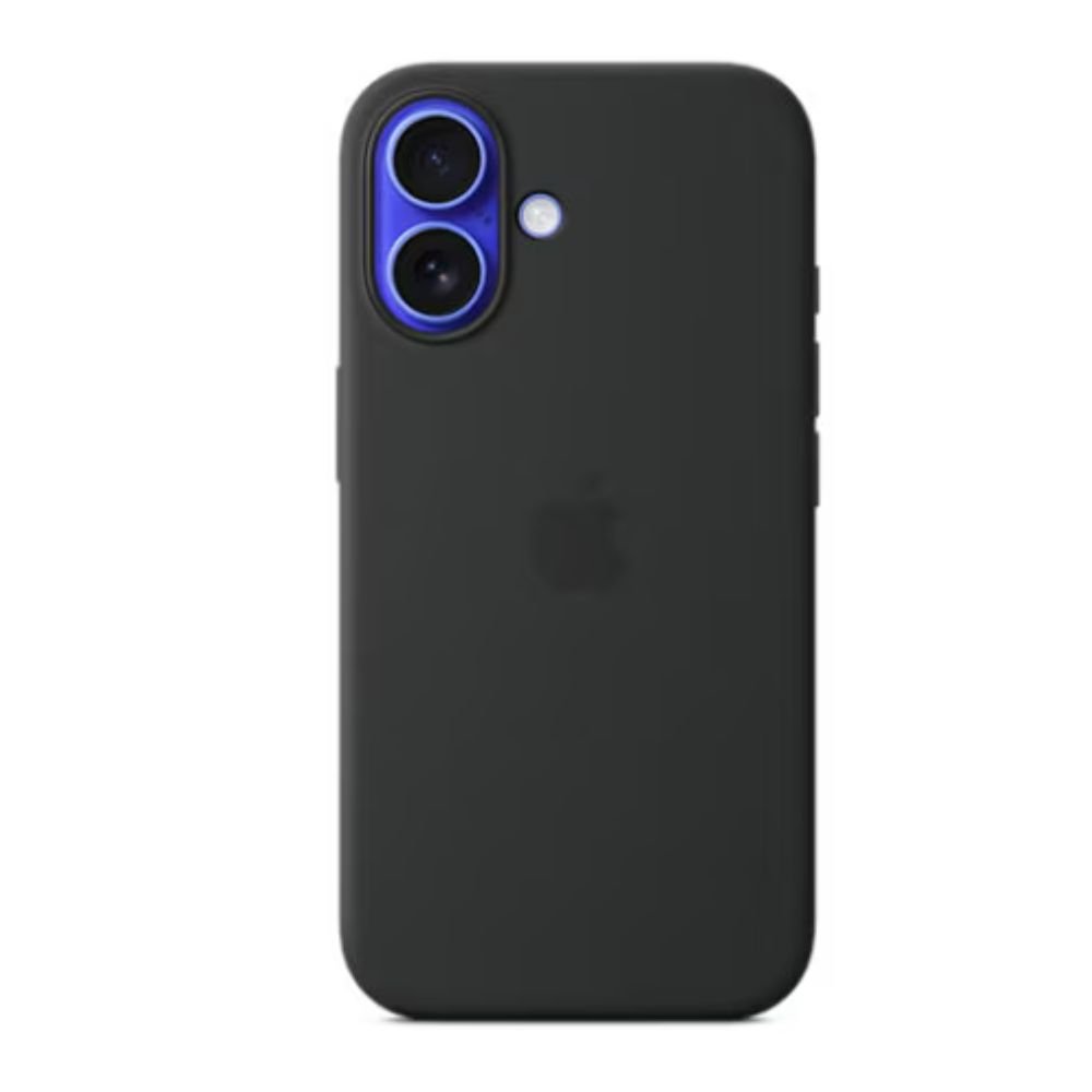 Apple Silicone Case with MagSafe - For iPhone 16 - Black