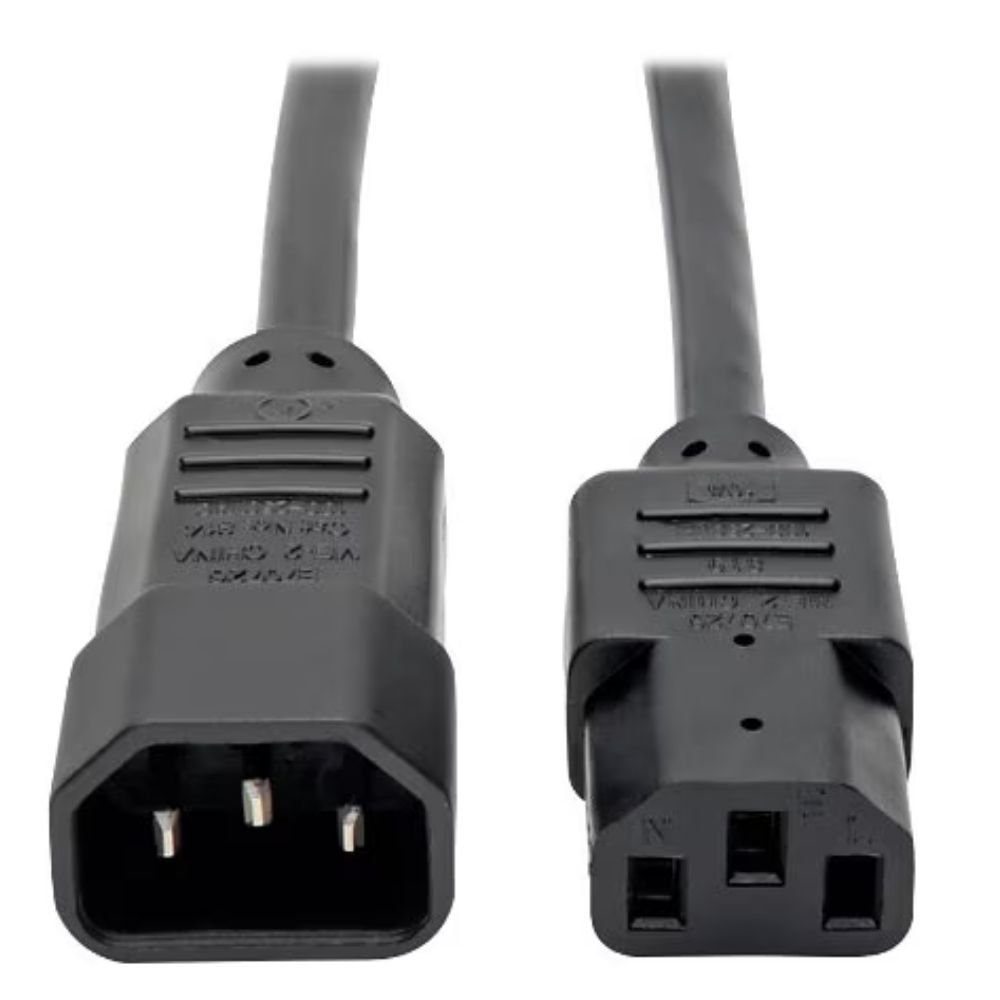 Eaton Tripp Lite Series PDU Power Cord, C13 To C14 - 10A, 250V, 18 AWG, 6 Ft. (1.83 M), Black - Power Extension Cable 