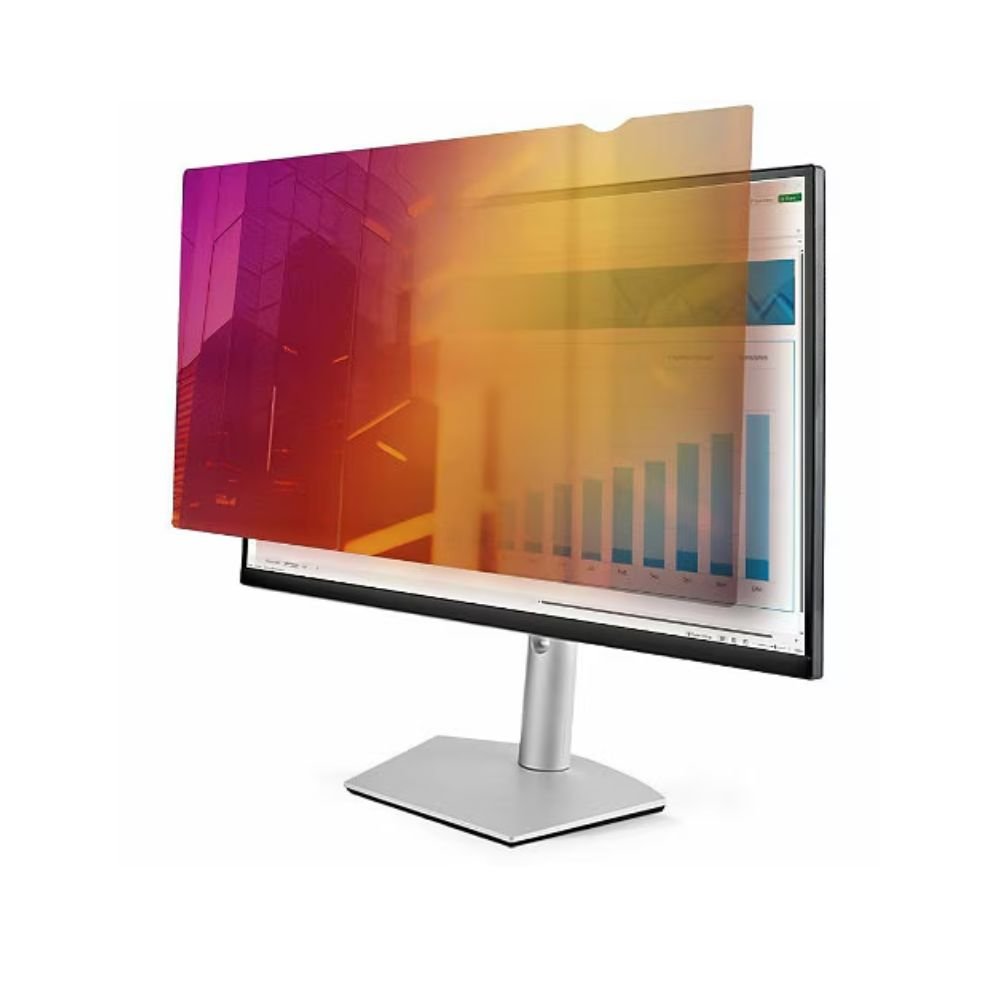 StarTech 24- 16:9 Gold Monitor Privacy Screen Filter With Microlouver Technology, ±30° Privacy