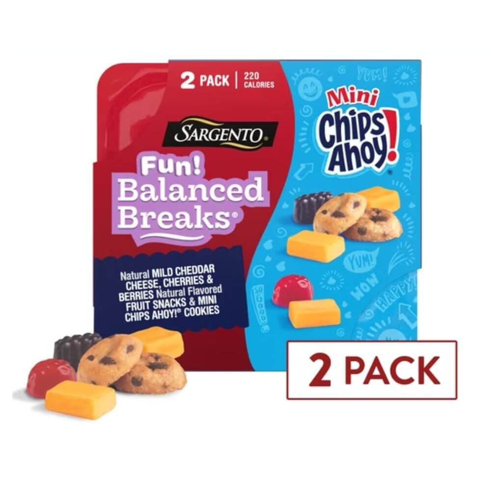 Sargento Balanced Breaks Mild Cheddar Snack Packs 2 Count