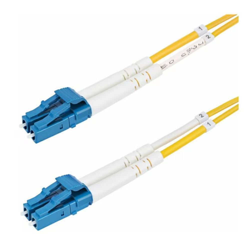 StarTech 2m LC To LC UPC OS2 Single-Mode Duplex Fiber Optic Cable, 9/125, 100G, LSZH