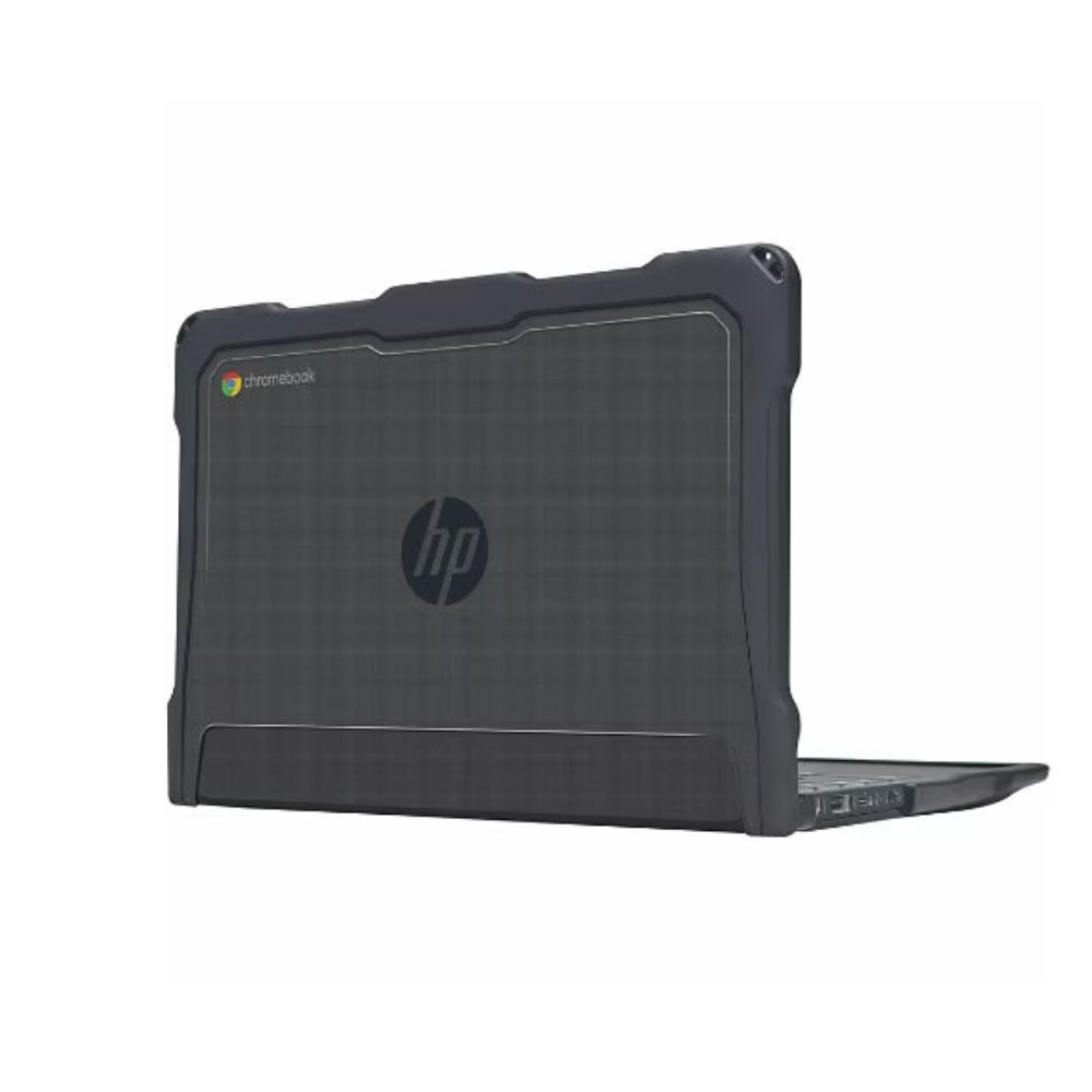 NutKase Rugged Shell Case For HP Fortis 11 G1m Chromebook Clamshell - Black/Clear
