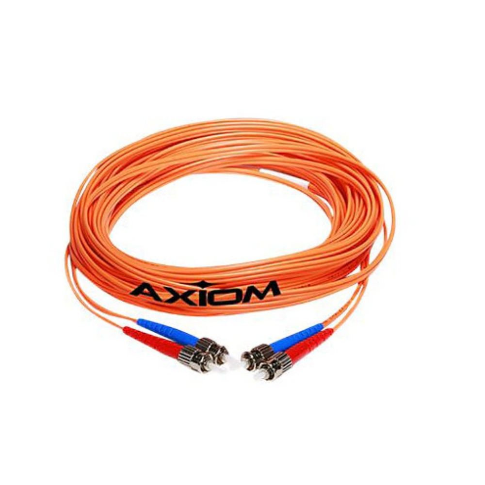 Axiom LC-SC Multimode Duplex OM1 62.5/125 Fiber Optic Cable - 10m - Orange - network cable - 10 m - 10 m