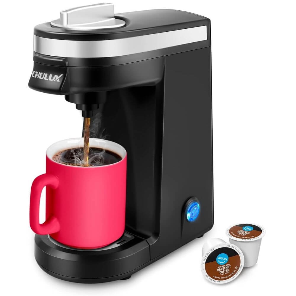 Mini Single Serve Coffee Maker K Capsule Compact Black
