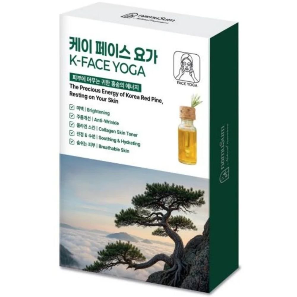 K-FACE YOGA Korean Red Pine 2-Step Facial Mask